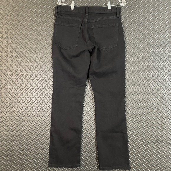 Old Navy Black Jeans Straight‎ Built-In Flex Everyday Comfort Women's Size 28x30 - Picture 2 of 9